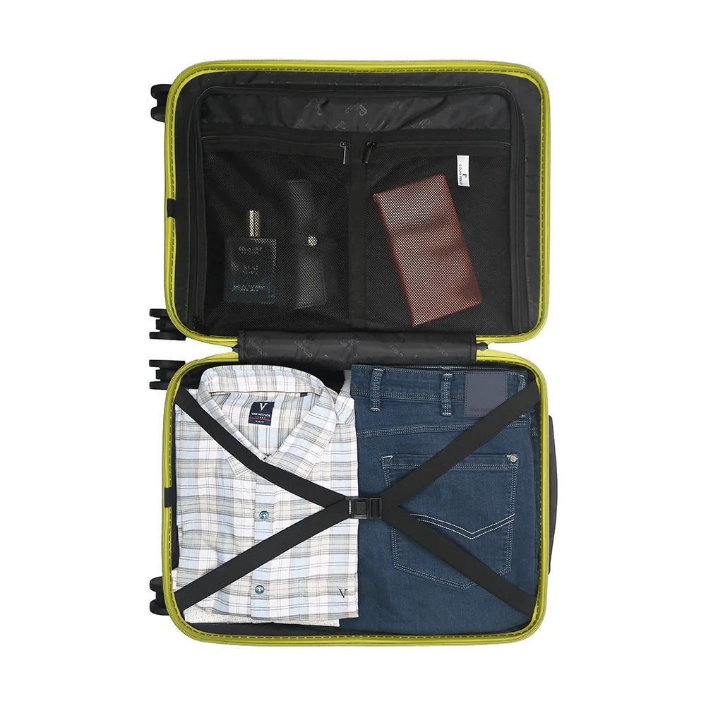 AeroDual™ Cabin Trolley Bag – Dual Texture Hard Shell Carry-On Luggage view 6