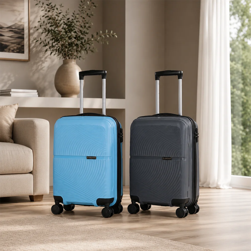 Louis Polo Magma™ 20" Cabin Trolley – Secure Lock Hard Shell Carry-On Suitcase
