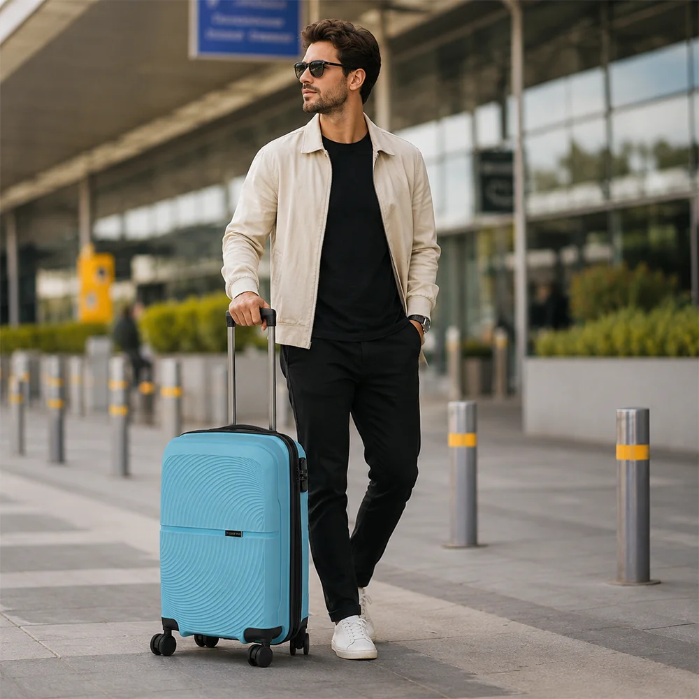 Louis Polo Magma™ 20" Cabin Trolley – Secure Lock Hard Shell Carry-On Suitcase view 2