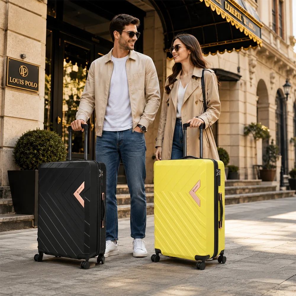 LOUIS POLO VZOOM 28 Inch Large Spinner Luggage – Lightweight Hard Shell Check-In Suitcase