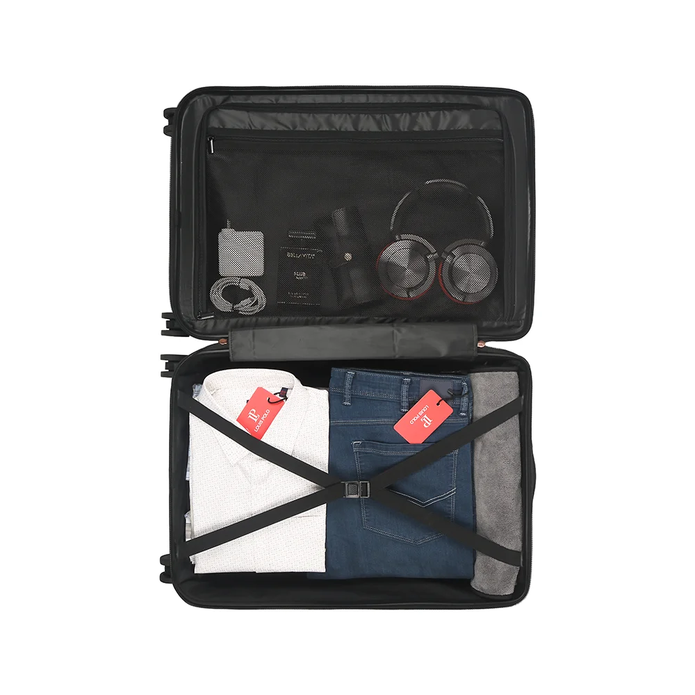 SkyTrail Premium Hard Shell Trolley Bag – Elegant Travel Luggage 20 Inch view 6