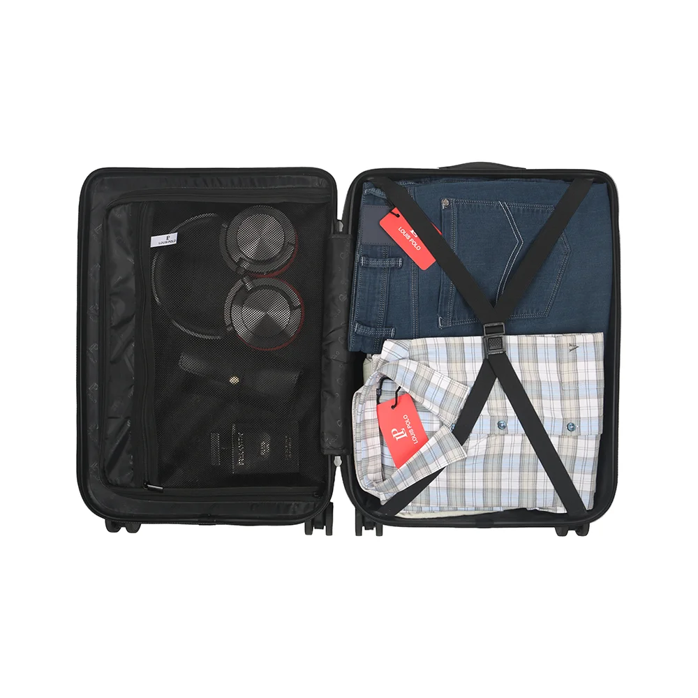 SkyTrail Premium Hard Shell Trolley Bag – Elegant Travel Luggage 24 Inch view 6