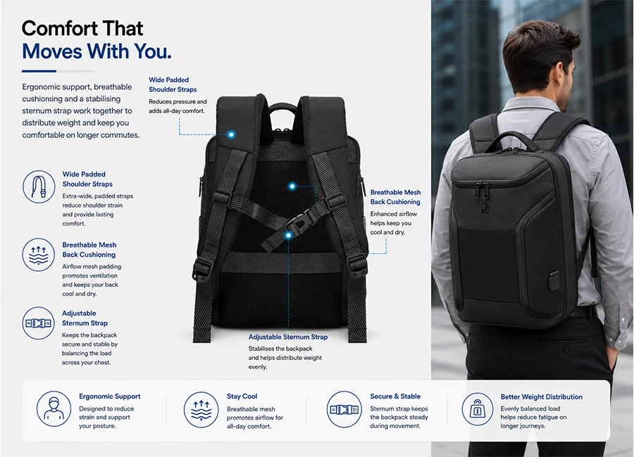 Stable and Comfortable Carrying