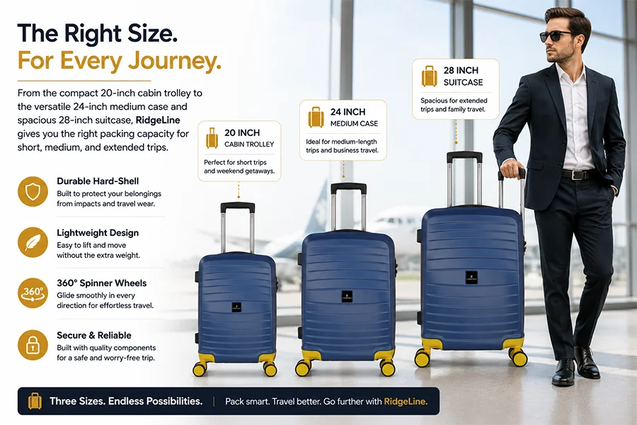 Three Sizes for Every Journey