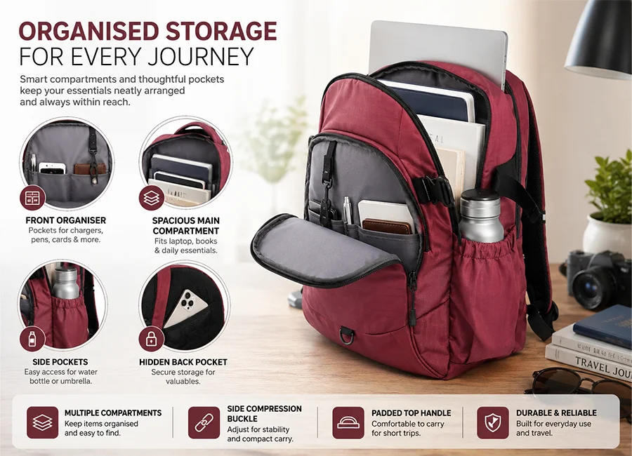Organised Storage for Every Journey