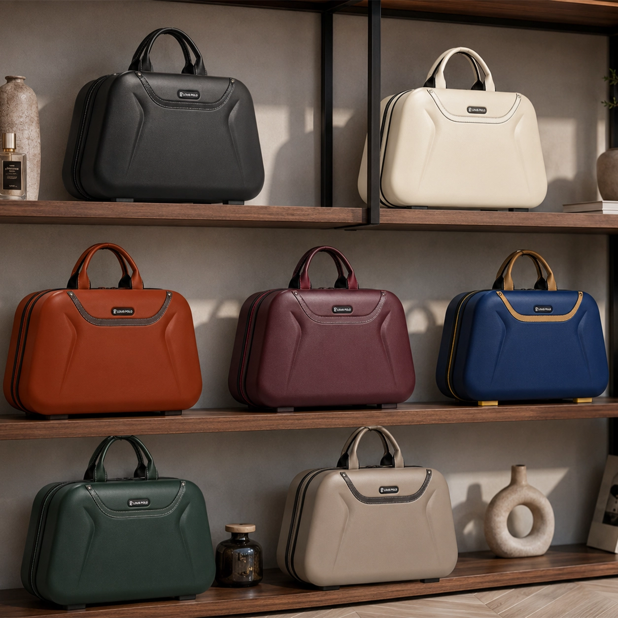 LOUIS POLO AuraShell Hard-Shell Vanity Case