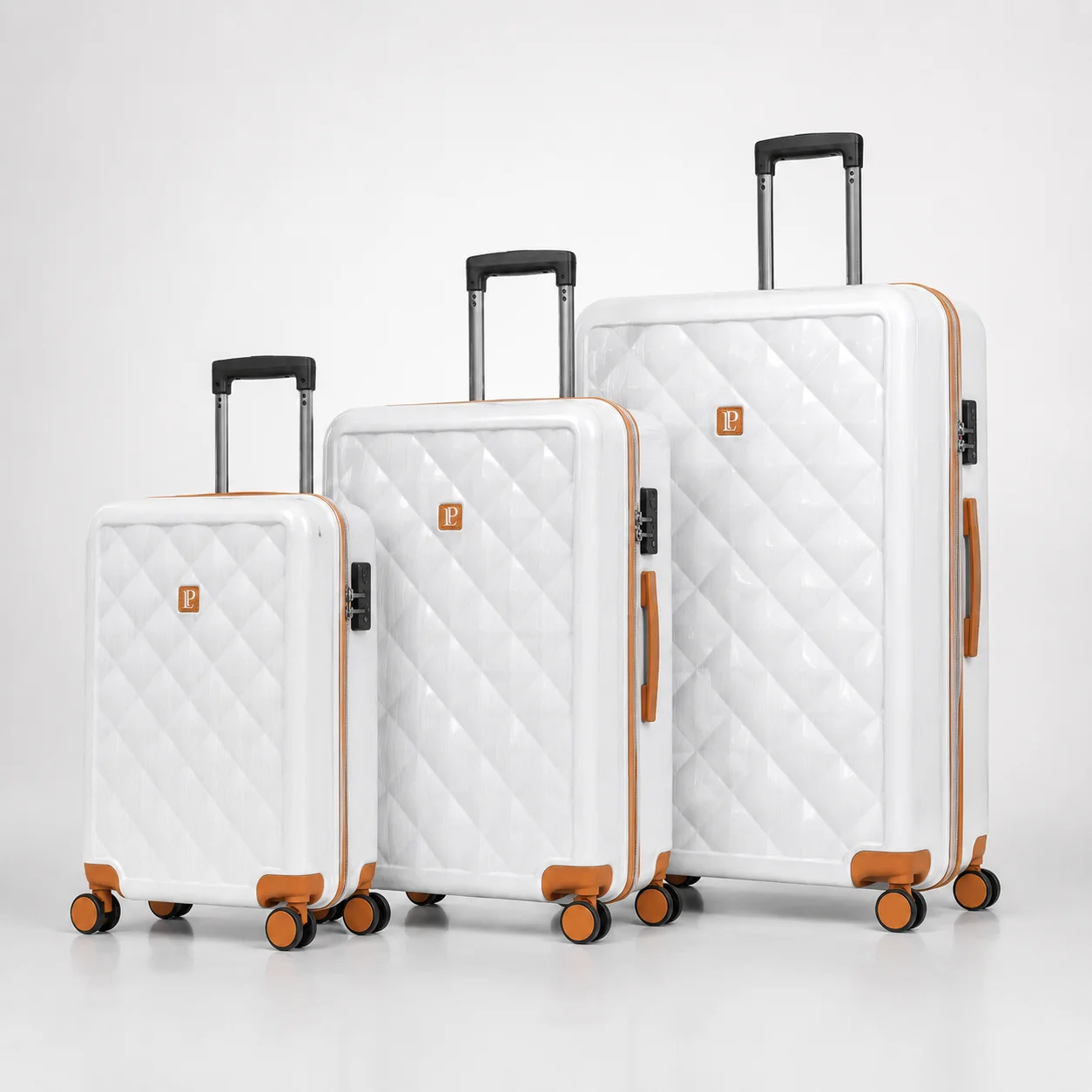 LOUIS POLO DiamondLux Hard-Shell Spinner Suitcase