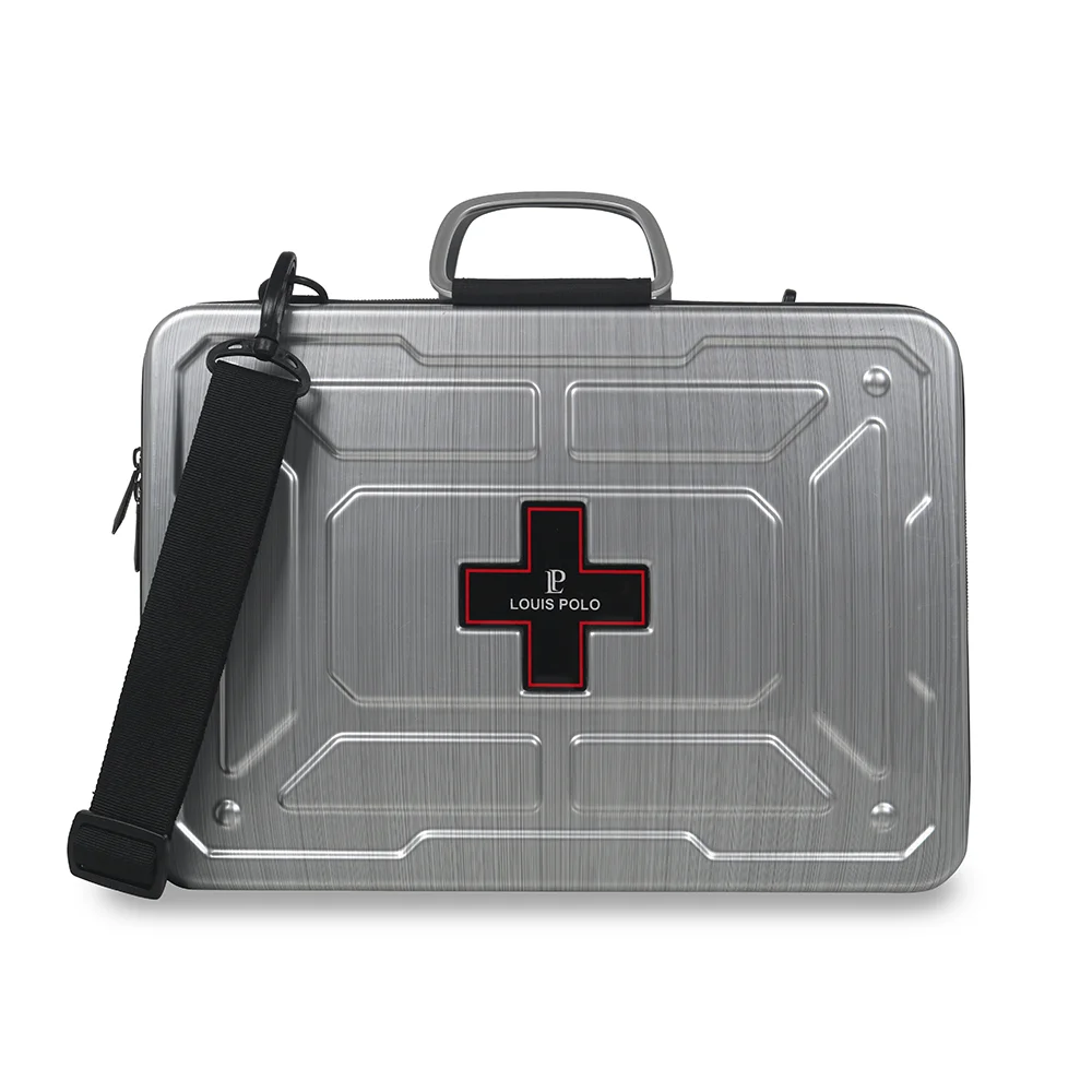 LOUIS POLO HexCore 17" Executive Briefcase – Hard Shell Laptop Case for Business Travel