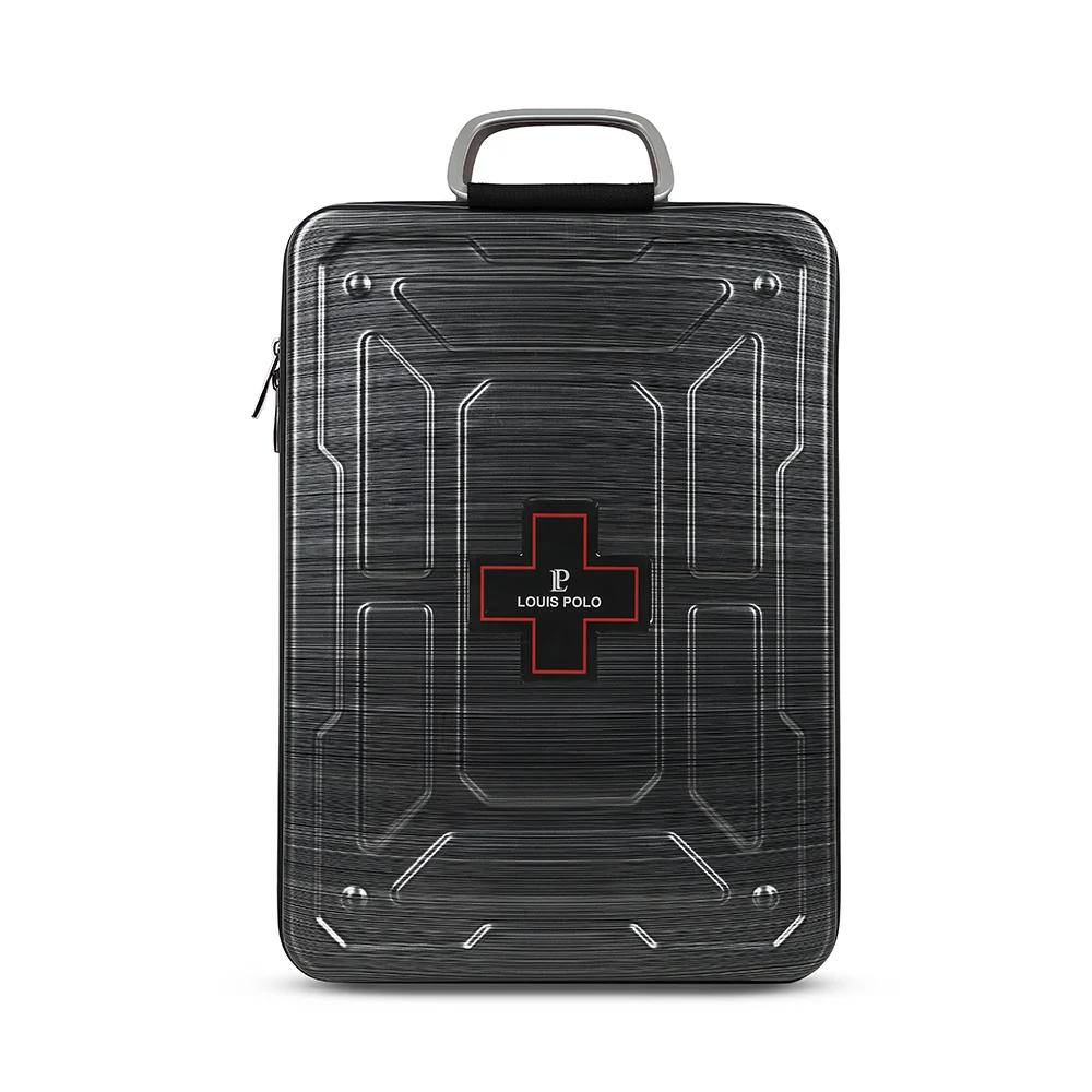 LOUIS POLO HexCore V2 17" Vertical Executive Briefcase – Hard Shell Laptop & Document Case