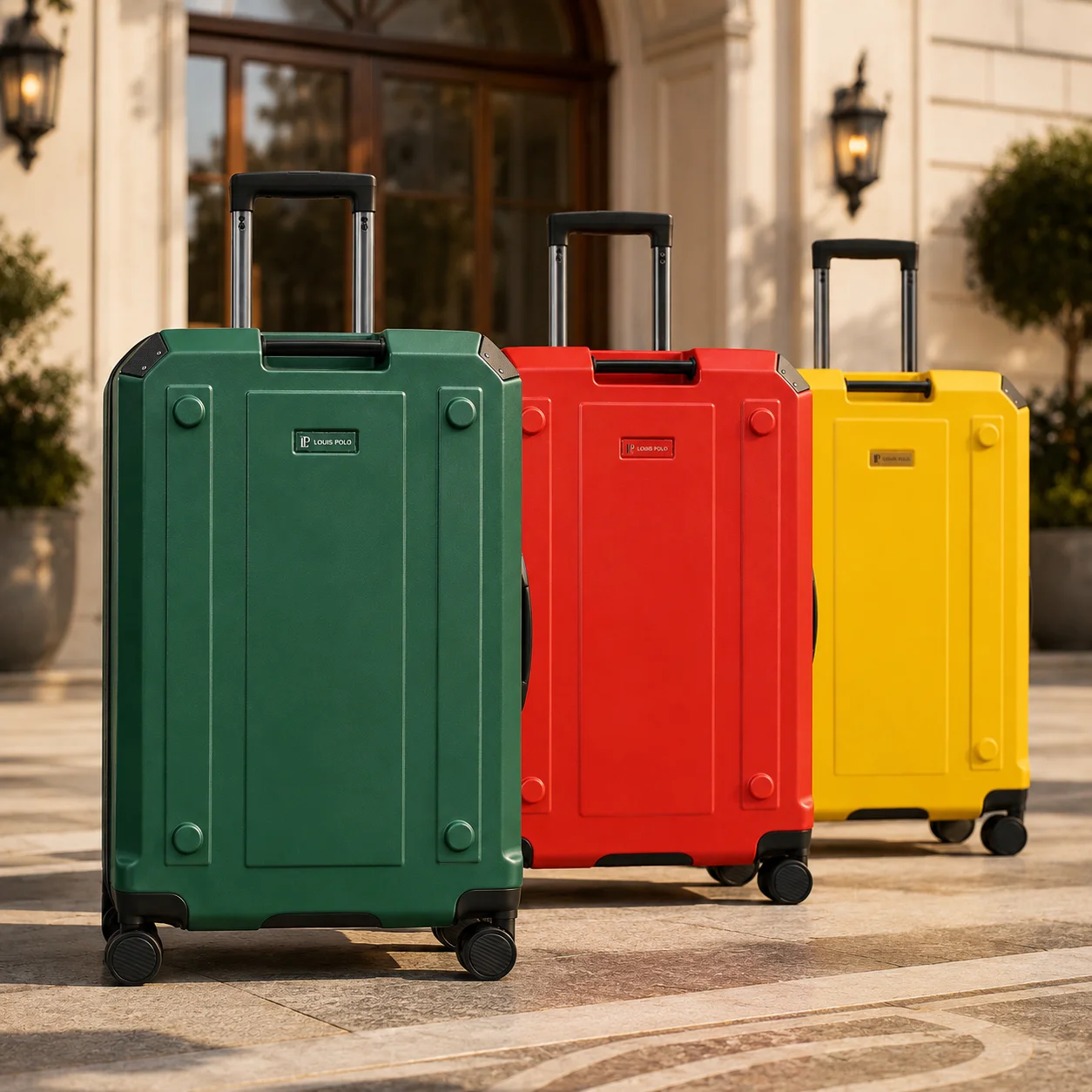 LOUIS POLO TitanVault Hard-Shell Spinner Suitcase
