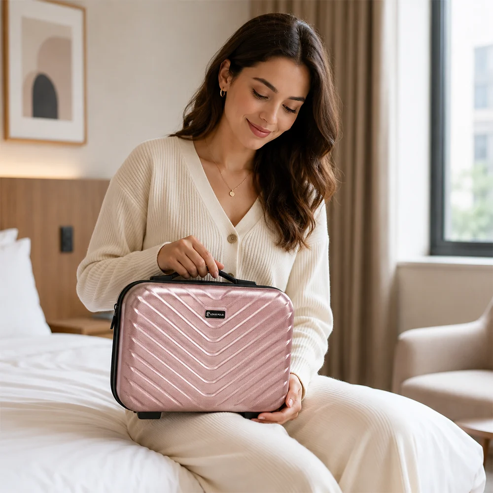 Louis Polo V-Glide Vanity Case – Premium Travel Beauty Organizer