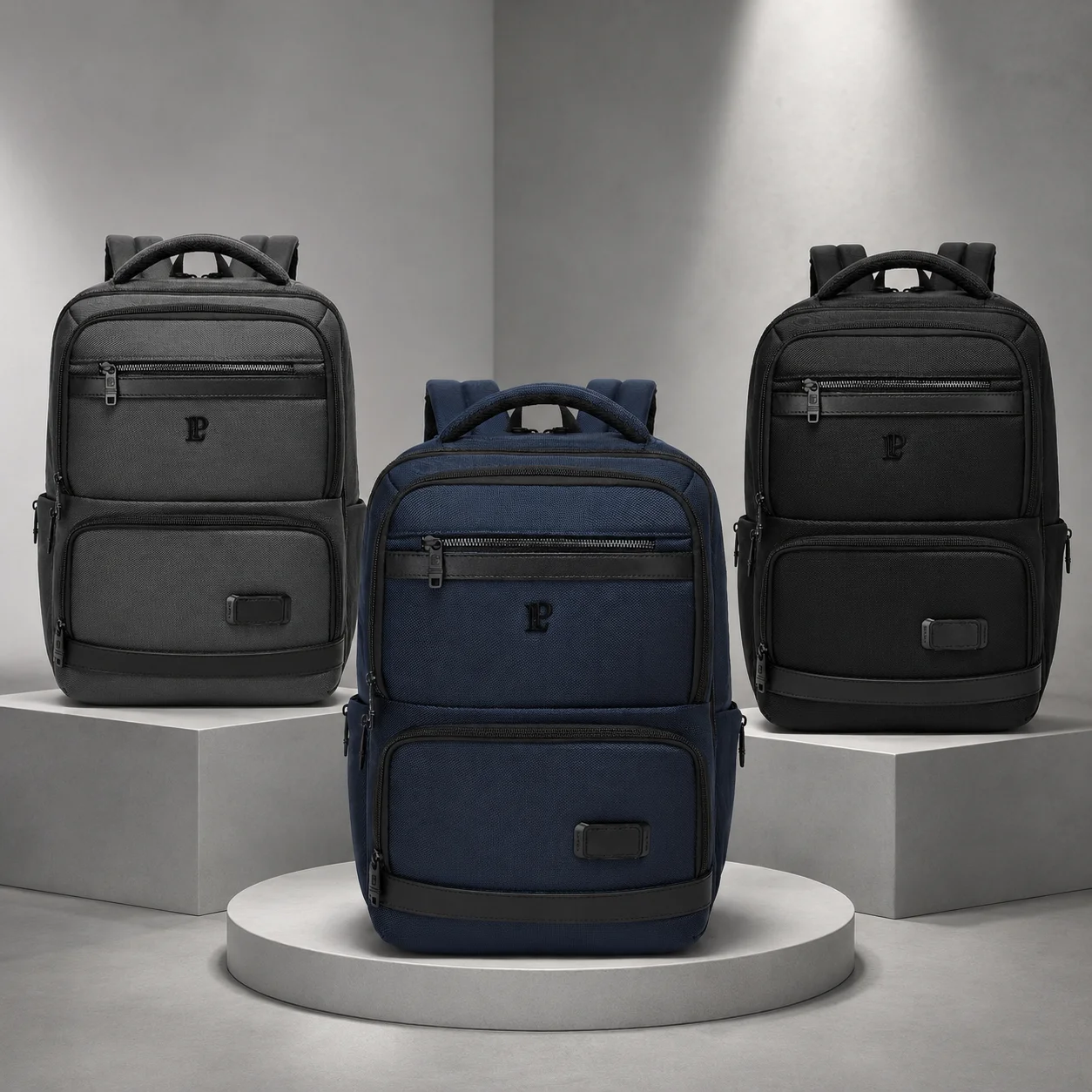 LOUIS POLO WorkGrid Executive Laptop & Business Backpack